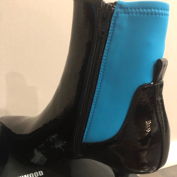 Caverley Black Patent Leather Booties - Picture 7 of 8